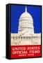 United States Official Films Shown Here-U.S. Gov't-Framed Stretched Canvas