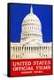 United States Official Films Shown Here-U.S. Gov't-Framed Stretched Canvas