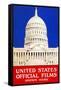 United States Official Films Shown Here-U.S. Gov't-Framed Stretched Canvas