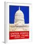 United States Official Films Shown Here-U.S. Gov't-Framed Art Print