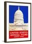 United States Official Films Shown Here-U.S. Gov't-Framed Art Print