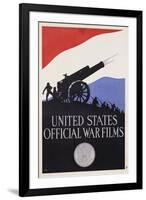 United States Official War Films Poster-null-Framed Giclee Print