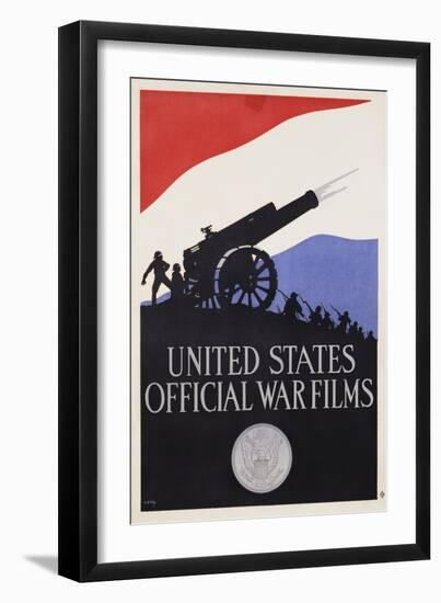 United States Official War Films Poster-null-Framed Giclee Print