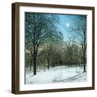 United States (Ohio), a Winter Morning-Leon, Levy et Fils-Framed Photographic Print