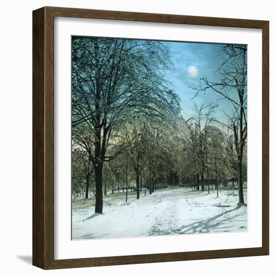 United States (Ohio), a Winter Morning-Leon, Levy et Fils-Framed Photographic Print