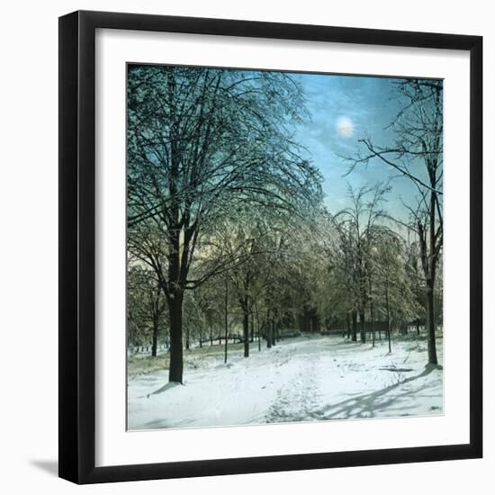 United States (Ohio), a Winter Morning-Leon, Levy et Fils-Framed Photographic Print