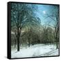 United States (Ohio), a Winter Morning-Leon, Levy et Fils-Framed Stretched Canvas