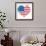 United States On America Retro Heart Flag-RedKoala-Framed Art Print displayed on a wall