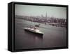 United States Passing New York Skyline-null-Framed Stretched Canvas