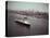 United States Passing New York Skyline-null-Stretched Canvas