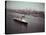 United States Passing New York Skyline-null-Stretched Canvas