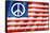 United States Peace Flag-daboost-Framed Stretched Canvas
