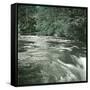 United States (Penna County), Bushkill Waterfalls in Pike-Leon, Levy et Fils-Framed Stretched Canvas