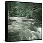 United States (Penna County), Bushkill Waterfalls in Pike-Leon, Levy et Fils-Framed Stretched Canvas