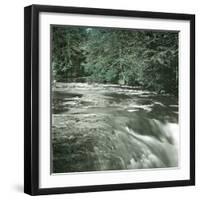 United States (Penna County), Bushkill Waterfalls in Pike-Leon, Levy et Fils-Framed Photographic Print