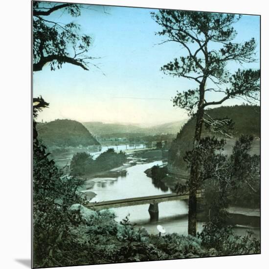 United States (Penna County), the Susquehanna River in Catawissa-Leon, Levy et Fils-Mounted Photographic Print