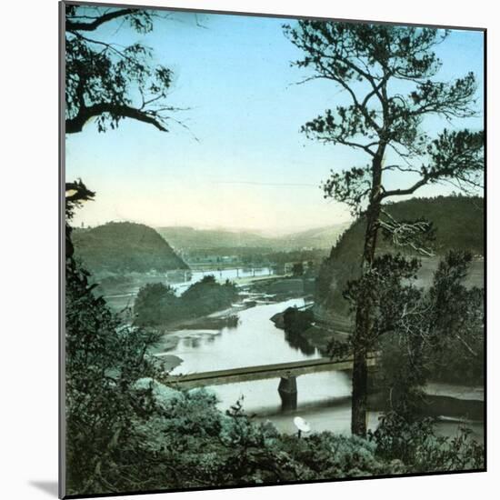 United States (Penna County), the Susquehanna River in Catawissa-Leon, Levy et Fils-Mounted Photographic Print