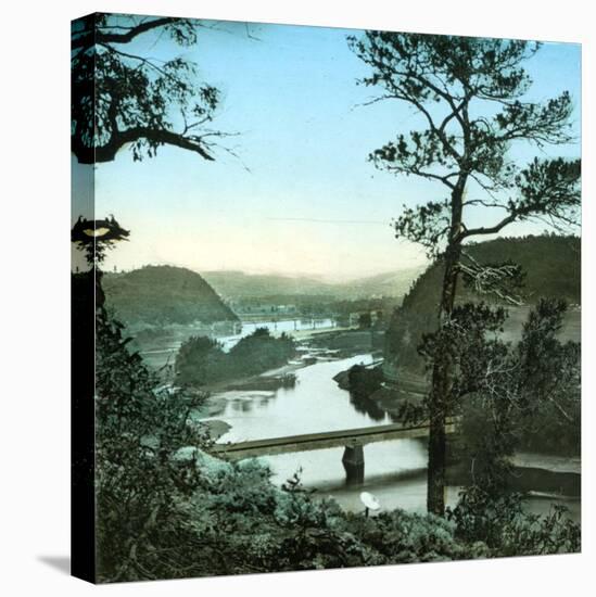 United States (Penna County), the Susquehanna River in Catawissa-Leon, Levy et Fils-Stretched Canvas