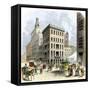 United States, Pennsylvania: Ledger Building and Jayne's Building on Third Street, Philadelphia Com-null-Framed Stretched Canvas