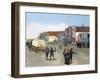 United States. Purcell. Oklahoma. Main Street after the Land Rush, 1889.-Tarker-Framed Giclee Print