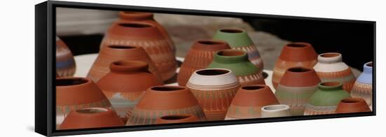 United States, Santa Fe, Typical Pottery-null-Framed Stretched Canvas