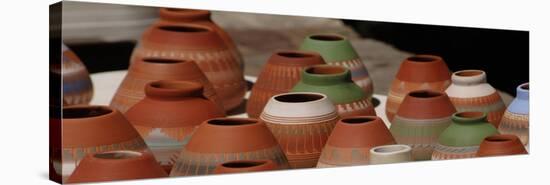 United States, Santa Fe, Typical Pottery-null-Stretched Canvas