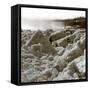 United States, Sea of Ice on the Niagara River-Leon, Levy et Fils-Framed Stretched Canvas