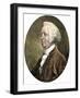 United States Supreme Court: Portrait of John Rutledge, American Judge. Colour Engraving of the 19T-null-Framed Giclee Print