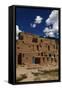 United States, Taos Pueblo, Adobe Buildings-null-Framed Stretched Canvas