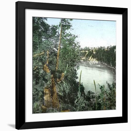 United States, the Niagara River-Leon, Levy et Fils-Framed Photographic Print