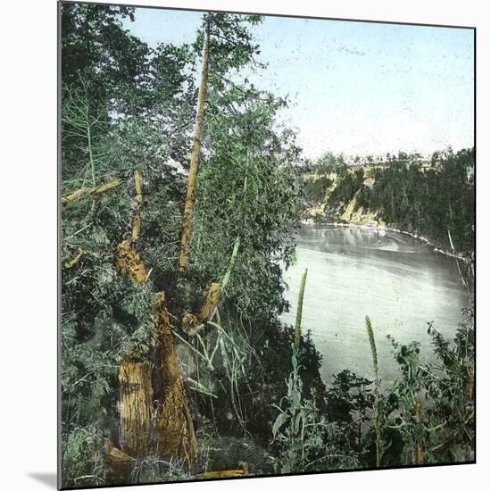 United States, the Niagara River-Leon, Levy et Fils-Mounted Photographic Print