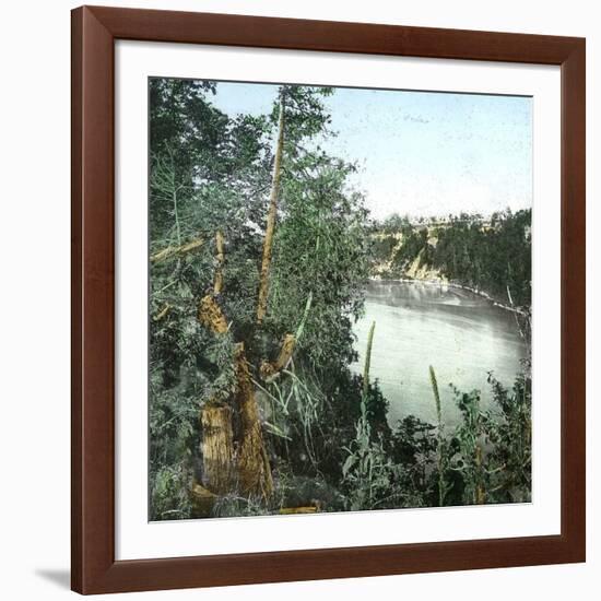 United States, the Niagara River-Leon, Levy et Fils-Framed Photographic Print