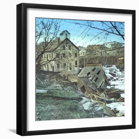 United States,The Waterfalls in Saint Anthony-Leon, Levy et Fils-Framed Photographic Print