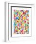 United States USA Text Bus Blind-Michael Tompsett-Framed Art Print