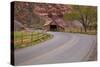 United States, Utah, Capitol Reef National Park, Historic Wooden Barn at Fruita-David Wall-Stretched Canvas