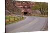 United States, Utah, Capitol Reef National Park, Historic Wooden Barn at Fruita-David Wall-Stretched Canvas