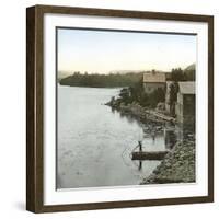 United States, View of the Hudson River-Leon, Levy et Fils-Framed Photographic Print