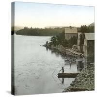 United States, View of the Hudson River-Leon, Levy et Fils-Stretched Canvas