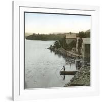 United States, View of the Hudson River-Leon, Levy et Fils-Framed Photographic Print