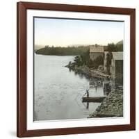 United States, View of the Hudson River-Leon, Levy et Fils-Framed Photographic Print