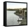 United States, View of the Hudson River-Leon, Levy et Fils-Framed Stretched Canvas