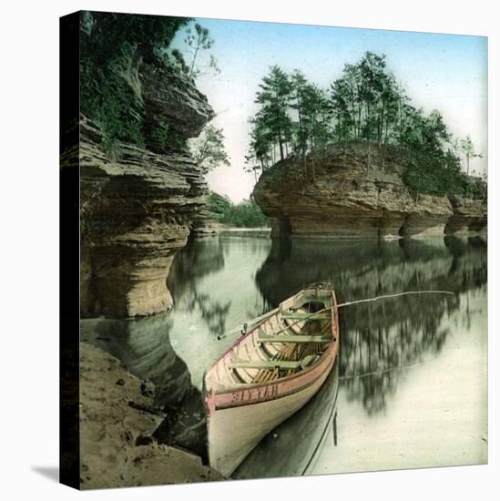 United States (Wisconsin), the Wisconsin River-Leon, Levy et Fils-Stretched Canvas