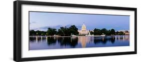 United Statues Capitol-Tarch-Framed Premium Photographic Print