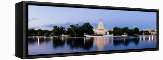 United Statues Capitol-Tarch-Framed Stretched Canvas