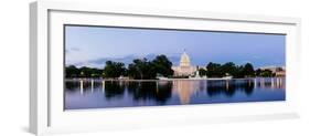 United Statues Capitol-Tarch-Framed Photographic Print