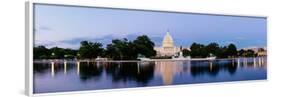 United Statues Capitol-Tarch-Framed Photographic Print