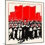 United under Communism - We Can Defeat the West-Chinese Government-Mounted Art Print