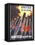 United We are Strong, United We Can Win-Henry Koerner-Framed Stretched Canvas