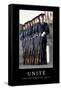 United We Stand: Citation Et Affiche D'Inspiration Et Motivation-null-Framed Stretched Canvas