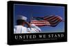 United We Stand: Inspirational Quote and Motivational Poster-null-Stretched Canvas